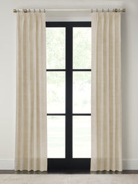 Quick Ship Panel, Euro Pleat, Pacific Linen, Single Width