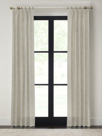Quick Ship Panel , Euro Pleat, Pacific Linen, Double Width