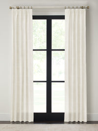 Quick Ship Panel , Euro Pleat, Pacific Linen, Double Width