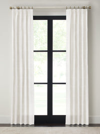 Quick Ship Panel, Euro Pleat, Pacific Linen, Single Width